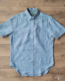 Gitman Vintage Blue Chambray Linen Shirt
