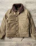 Iron Heart IHM-37-ODG - Oiled Whipcord N1 Deck Jacket - Olive