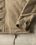 Iron Heart IHM-37-ODG - Oiled Whipcord N1 Deck Jacket - Olive