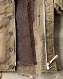 Iron Heart IHM-37-ODG - Oiled Whipcord N1 Deck Jacket - Olive