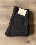 Iron Heart IH-555S-SBG - 21oz Superblack Selvedge Super Slim Denim (Fades to Grey)
