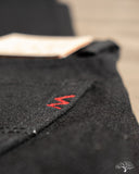 Iron Heart IH-555S-SBG - 21oz Superblack Selvedge Super Slim Denim (Fades to Grey)