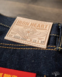 Iron Heart IH-555S-UHR - 21/23oz Ultra Heavy Raw Indigo Selvedge Super Slim Denim