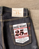 Iron Heart IH-888-XHS - 25oz Indigo Selvedge High Rise Tapered Denim