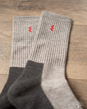 Iron Heart IHG-030 Work Boot Socks - Grey
