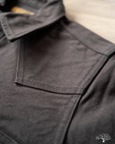 Iron Heart IHSH-235-BLK Military Serge Western Shirt - Black