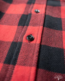 Iron Heart IHSH-244-RED Ultra Heavy Flannel Work Shirt - Red/Black