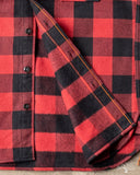 Iron Heart IHSH-244-RED Ultra Heavy Flannel Work Shirt - Red/Black