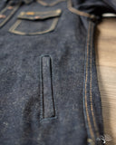 Iron Heart IHSH-292-IND - 18oz Vintage Selvedge Denim CPO Shirt - Indigo