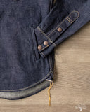 Iron Heart IHSH-292-IND - 18oz Vintage Selvedge Denim CPO Shirt - Indigo