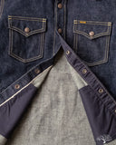 Iron Heart IHSH-292-IND - 18oz Vintage Selvedge Denim CPO Shirt - Indigo
