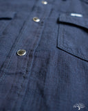 Iron Heart IHSH-357-IND - 5oz Dobby Cloth Western Shirt - Indigo