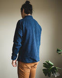 IHSH-96-IND - Waffle Work Shirt - Indigo