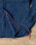 IHSH-96-IND - Waffle Work Shirt - Indigo