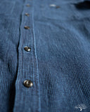 IHSH-96-IND - Waffle Work Shirt - Indigo