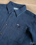 IHSH-96-IND - Waffle Work Shirt - Indigo