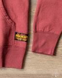 Iron Heart IHSW-10-BUR - Ultra Heavyweight Loopwheel Zip Up Hoody - Burgundy