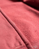 Iron Heart IHSW-10-BUR - Ultra Heavyweight Loopwheel Zip Up Hoody - Burgundy