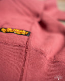 Iron Heart IHSW-10-BUR - Ultra Heavyweight Loopwheel Zip Up Hoody - Burgundy