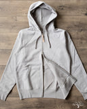 Iron Heart IHSW-10-GRY - Ultra Heavyweight Loopwheel Zip Up Hoody - Grey