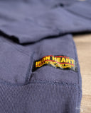 Iron Heart IHSW-10-NAV - Ultra Heavyweight Loopwheel Zip Up Hoody - Navy