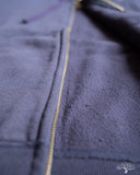 Iron Heart IHSW-10-NAV - Ultra Heavyweight Loopwheel Zip Up Hoody - Navy
