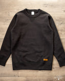 Iron Heart IHSW-69L-BLK - 14oz Ultra Heavyweight Loopwheel Cotton Crew Neck Sweat - Black