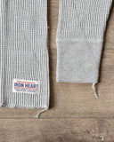Iron Heart IHTL-1301-GRY - Waffle Knit Long Sleeve Crew Neck Thermal - Grey