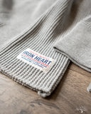 Iron Heart IHTL-1301-GRY - Waffle Knit Long Sleeve Crew Neck Thermal - Grey