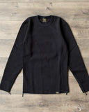 Iron Heart IHTL-1700-BLK - Extra Heavy Cotton Knit Thermal - Black