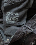 Iron Heart IH-777S-142od - Indigo Overdyed Black Slim Tapered Denim