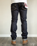 IH-555-XHS - 25oz Indigo Selvedge Super Slim Denim