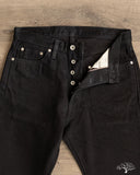 Iron Heart IH-888S-SBG - 21oz Superblack Selvedge High Rise Tapered Denim (Fades to Grey)