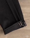 Iron Heart IH-888S-SBG - 21oz Superblack Selvedge High Rise Tapered Denim (Fades to Grey)