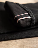 Iron Heart IH-888S-SBG - 21oz Superblack Selvedge High Rise Tapered Denim (Fades to Grey)