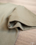 Merz b. Schwanen 215 2-Thread Organic Cotton Crew Neck Tee - Army