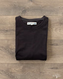 Merz b. Schwanen 1940s Organic Cotton Loopwheel Relaxed Tee - Deep Black