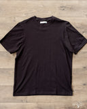 Merz b. Schwanen 1940s Organic Cotton Loopwheel Relaxed Tee - Deep Black