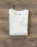 Merz b. Schwanen 1940s Organic Cotton Loopwheel Relaxed Tee - White