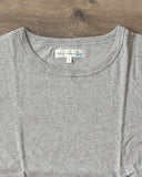 Merz b. Schwanen 1950s Organic Cotton Crew Neck Tee - Grey Melange