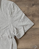 Merz b. Schwanen 1950s Organic Cotton Crew Neck Tee - Grey Melange