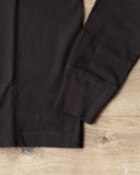 Merz b. Schwanen 206 Long Sleeve Henley - Deep Black