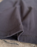 Merz b. Schwanen 215 2-Thread Organic Cotton Crew Neck Tee - Charcoal