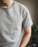 Merz b. Schwanen 215 2-Thread Organic Cotton Crew Neck Tee - Grey Melange