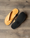 OGL x Dr. Sole Leather Thong Sandals - Natural