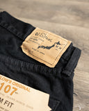 orSlow 107 Ivy Fit Black Denim
