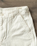 orSlow Fatigue Shorts - Ecru
