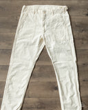 orSlow Slim Fit Fatigue Pants - Ecru