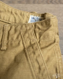 orSlow Slim Fit Fatigue Pants - Khaki