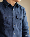 UES Extra Heavy Flannel - Indigo